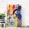 tablou canvas abstract face AGR 005