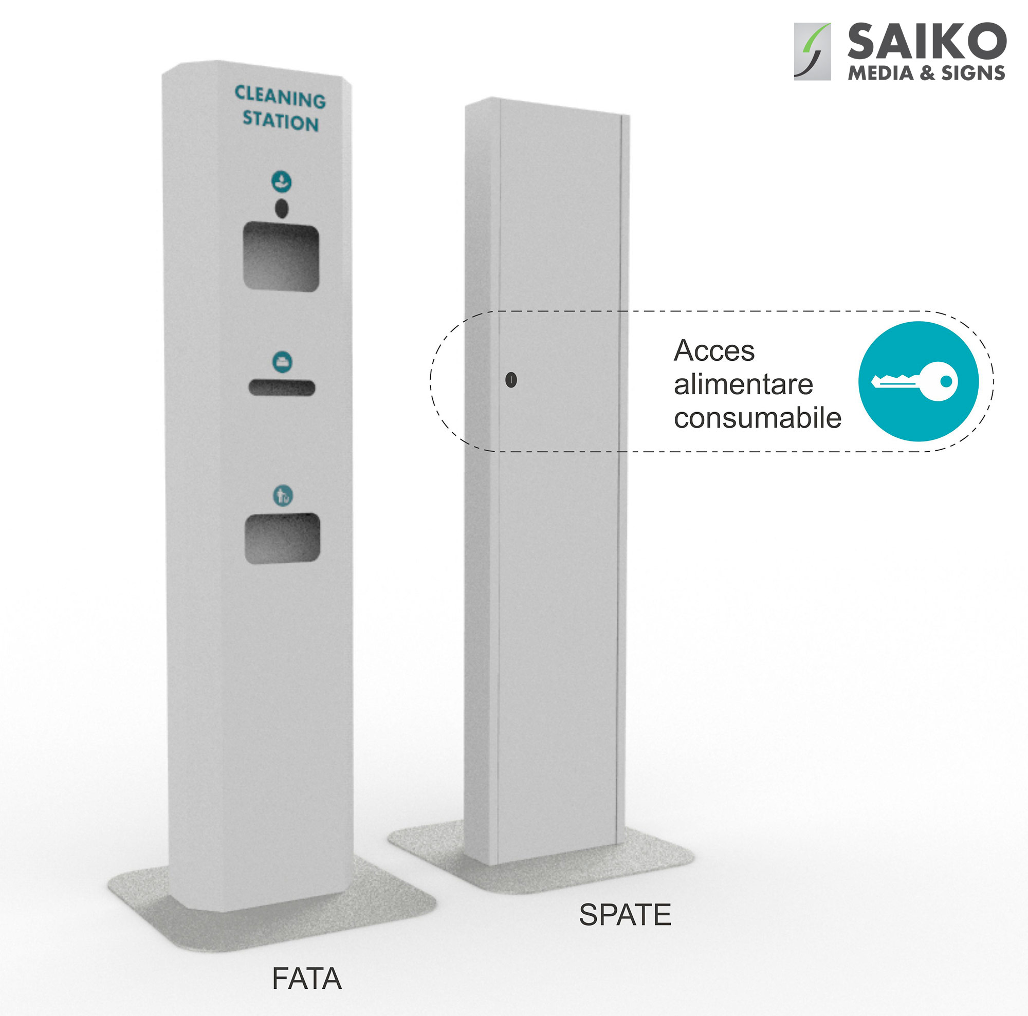 Statie de Igienizare BASIC acces interior Statie de Igienizare BASIC acces interior