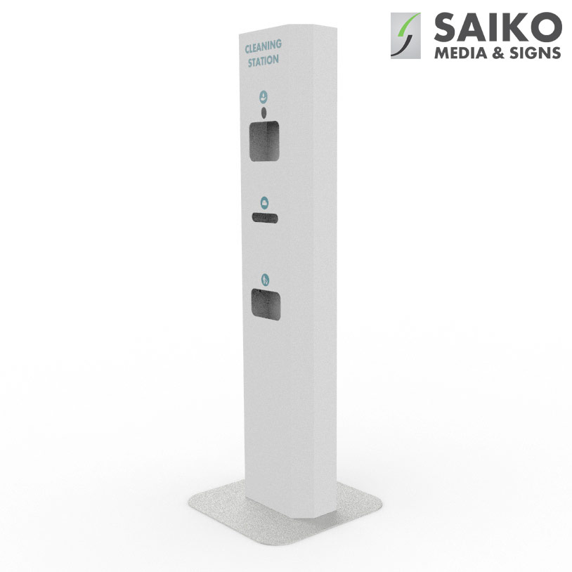 Statie de Igienizare BASIC perspectiva Statie de Igienizare BASIC perspectiva