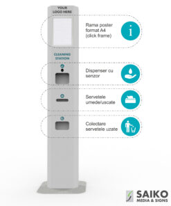 Statie de igienizare STANDARD functii