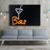 tablou canvas Bar Neon Sign RSG 005 mockup 1