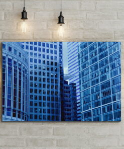 tablou canvas Blue Skyscraper UAR 006 mockup 1