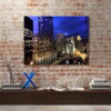 tablou canvas Chicago at night UNL 005 mockup 1