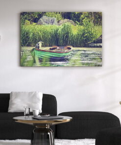 tablou canvas Fishing Boat TBW 004 mockup 1