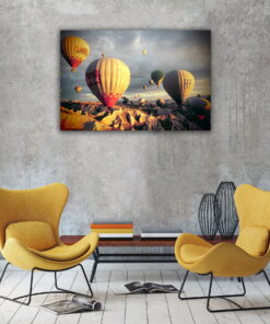 tablou canvas Hot Air Balloons lll TBA 008 mockup 1