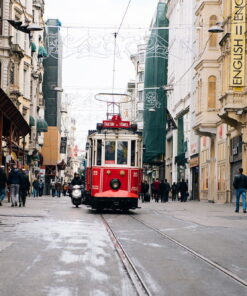 tablou canvas Istanbul nostalgic tramway TRL 001 1