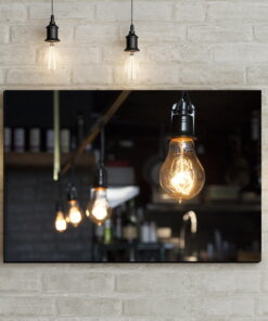 tablou canvas Light bulbs UND 003 mockup 1