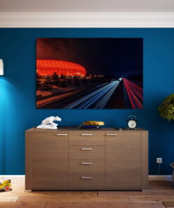 tablou canvas Light trails near stadium UNL 017 mockup 1