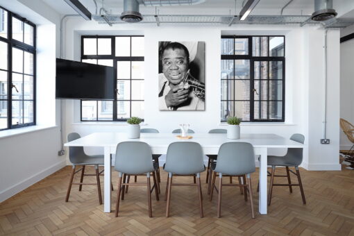 tablou canvas Louis Armstrong LMU 008 mockup 2 1