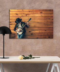 tablou canvas Mandolin Banjo LMU 005 mockup 1