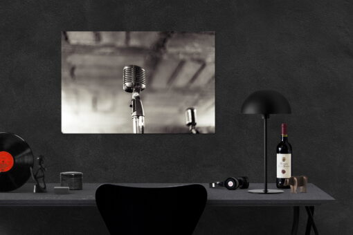 tablou canvas Microphones LMU 011 mockup 2 1