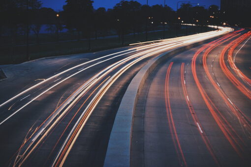 tablou canvas Night traffic UNL 004 1