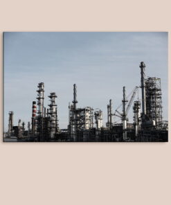 tablou canvas Oil refinery UND 007 mockup 1