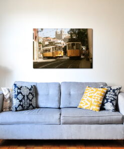 tablou canvas Old Yellow Lisbon Tram TRL 003 mockup 2 1