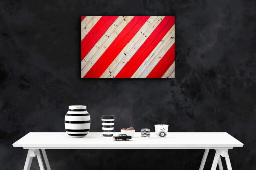 tablou canvas Red Stripes AWO 003 mockup 1