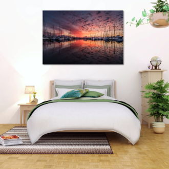 tablou canvas Rising masts TBW 011 mockup 2 1