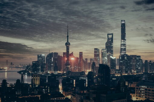 tablou canvas Shanghai skyline UNL 012 1