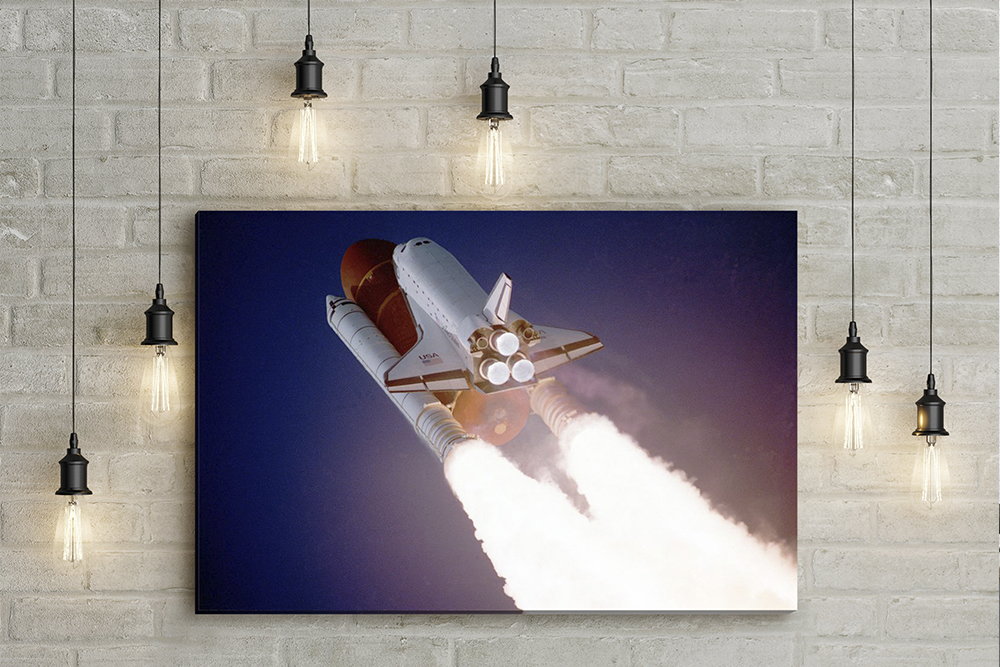 tablou canvas Space Shuttle TSP 002 mockup 1 tablou canvas Space Shuttle TSP 002 mockup 1