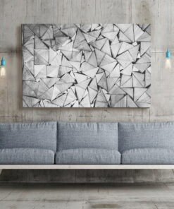 tablou canvas Triangles ABW 009 mockup 1
