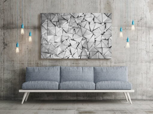 tablou canvas Triangles ABW 009 mockup 1
