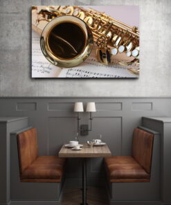 tablou canvas Trumpet Closeup LMU 007 mockup 1