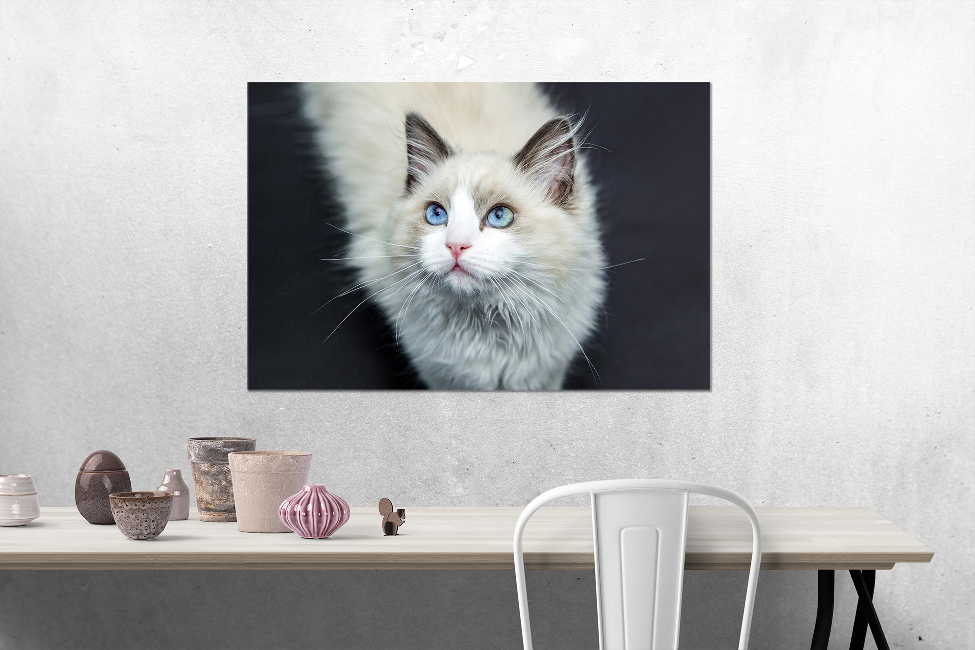 tablou canvas White kittie NWA 023 mockup 1 tablou canvas White kittie NWA 023 mockup 1