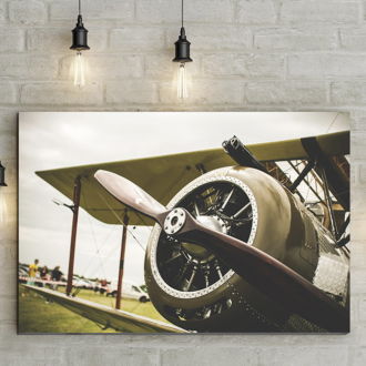 tablou canvas Wood Propeller ll TBA 002 mockup 1