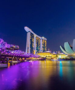 tablou canvas marina bay din singapore UNL 041 1