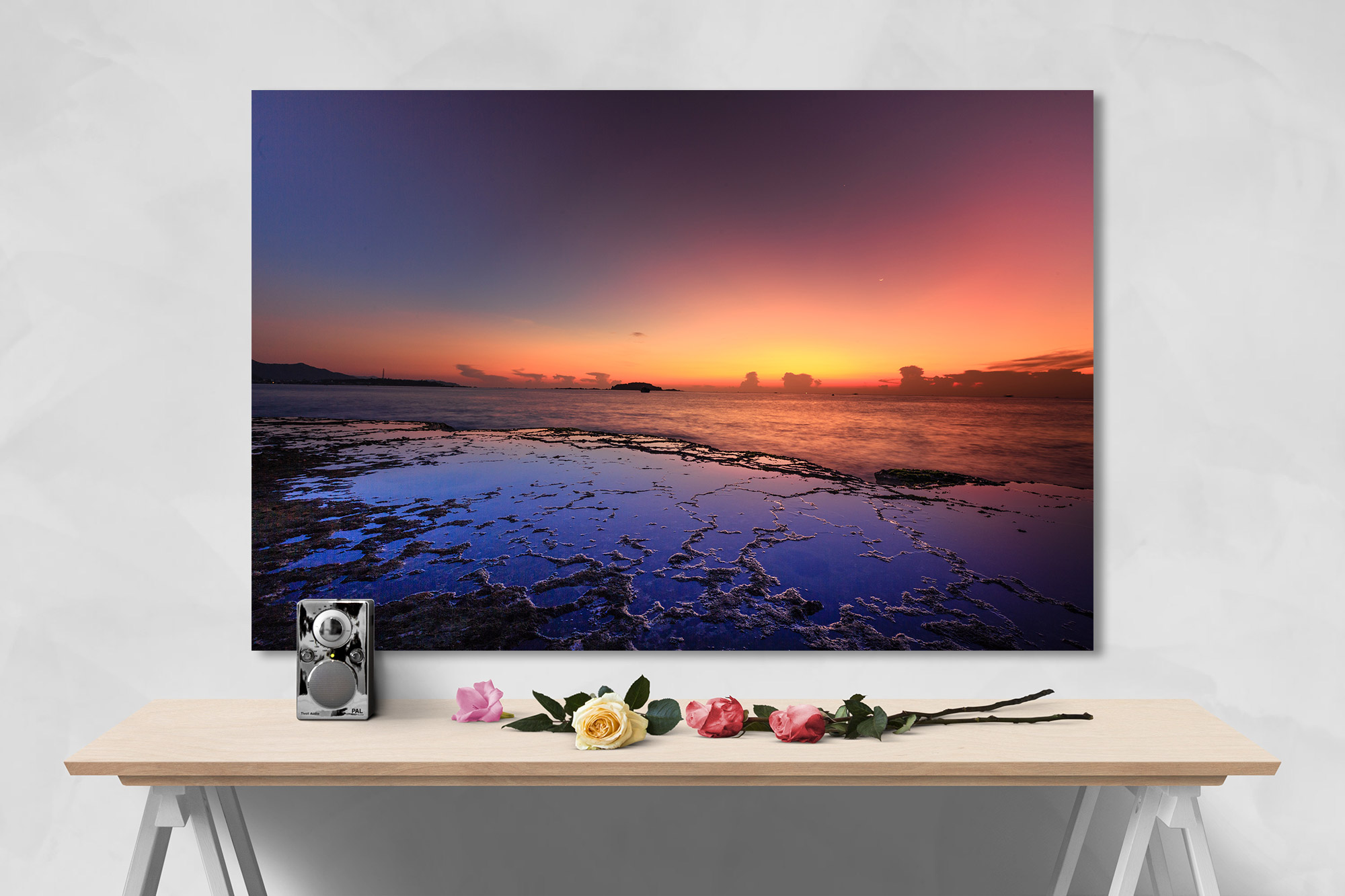 tablou canvas ora de aur pe mare nsl 023 mockup 1 tablou canvas ora de aur pe mare nsl 023 mockup 1