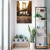 tablou canvas podul manhattan bridge vazut printre blocuri UCC 005 mockup 1