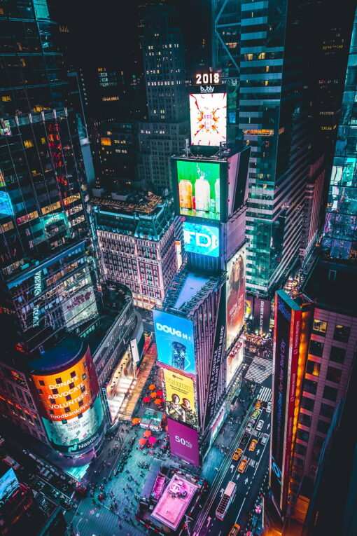 tablou canvas times square noaptea UNL 027 1