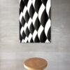 tablou canvas abstract alb negru ABWP 001 simulare2