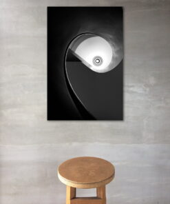 tablou canvas abstract alb negru ABWP 003 simulare2