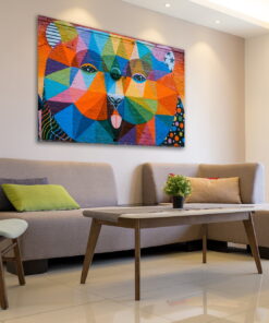 tablou canvas abstract graffiti AGRL 002 simulare