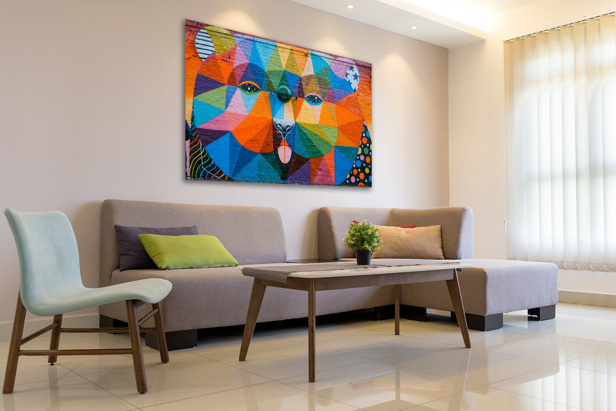 tablou canvas abstract graffiti AGRL 002 simulare tablou canvas abstract graffiti AGRL 002 simulare