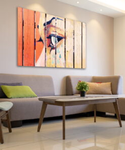 tablou canvas abstract graffiti AGRL 004 simulare