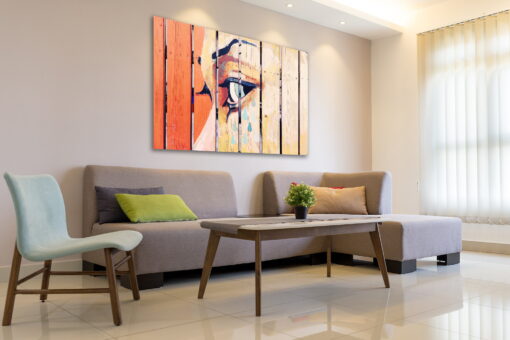 tablou canvas abstract graffiti AGRL 004 simulare