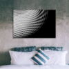 tablou canvas abstract alb negru ABWL 005 1