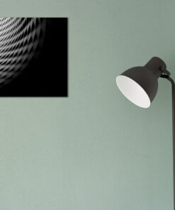 tablou canvas abstract alb negru ABWL 005 simulare