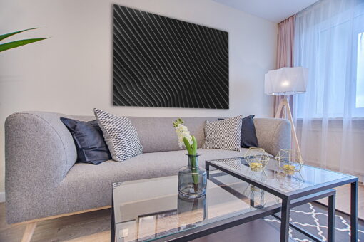 tablou canvas abstract alb negru ABWL 006 simulare5