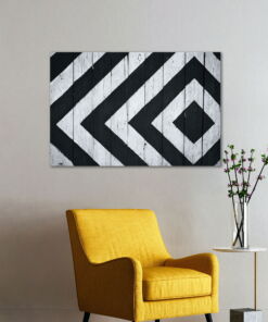 tablou canvas abstract alb negru ABWL 007 1