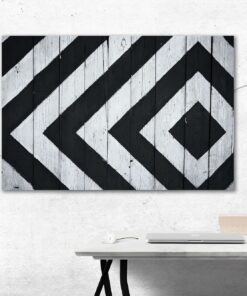 tablou canvas abstract alb negru ABWL 007 simulare3