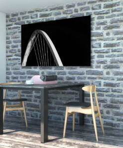 tablou canvas abstract alb negru ABWL 008 1