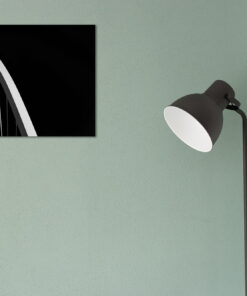 tablou canvas abstract alb negru ABWL 008 simulare