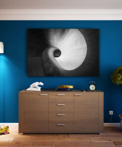 tablou canvas abstract alb negru ABWL 009 1