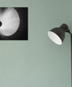 tablou canvas abstract alb negru ABWL 009 simulare