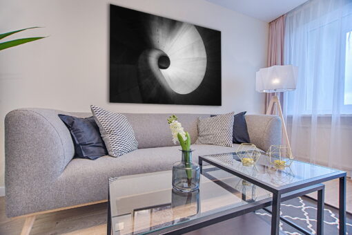 tablou canvas abstract alb negru ABWL 009 simulare5
