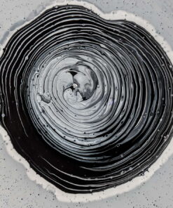 tablou canvas abstract alb negru ABWL 010