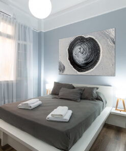 tablou canvas abstract alb negru ABWL 010 simulare2