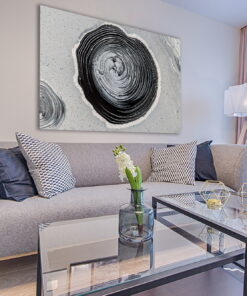 tablou canvas abstract alb negru ABWL 010 simulare5